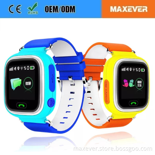 Touch Screen Phone Call Q90 Children GPS Tracker Smart Watch For Kids